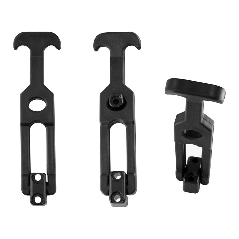 PDETVEO 6.6'' Rubber Flexible T-Handle Draw Latches, Black Rubber Hood Machine Draw Latches for Tool Box, Boat, Cooler, Golf Cart, Machine Equipment, 4pcs - Image 3